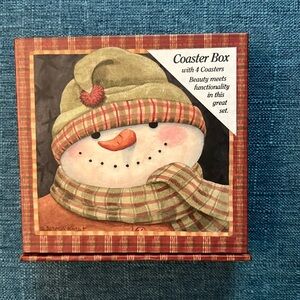 Snowman Coaster Set(4)